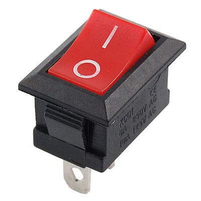 Commutateur AC 125V 10A interrupteur à bascule noir DIP SPST à 2 positions pour circuit électrique