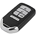 KEYALL 2 Pack 5 buttons Remote Control Car Key Fob 2014-2017 Fit for Honda Civic 1.5L,2014-2015 Fit for Honda Civic 1.8L KR5V2X,72147TBAA11,72147TBAA12