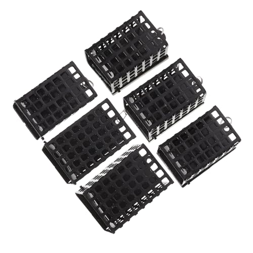 KESYOO 6Pcs Fishing Bait Cage Feeder Device for Outdoor Fishing Lure Holder with Hollow Design for Deep Water Baiting