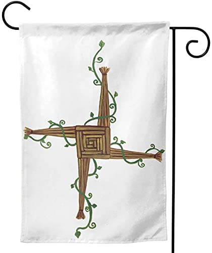 St Brigids Cross Imbolc Eve Themed Welcome Party Outside Decorations Ornament Picks Garden Yard Decor 12.5 X 18