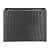 HPC Decor 32.5" Tall Planters, Black Plastic Planter for Outdoor Plants Handmade Wicker Large Rectangular Block Planter Box with Removable Liners, Modern Planter for Indoor Outdoor Patio Porch Deck.