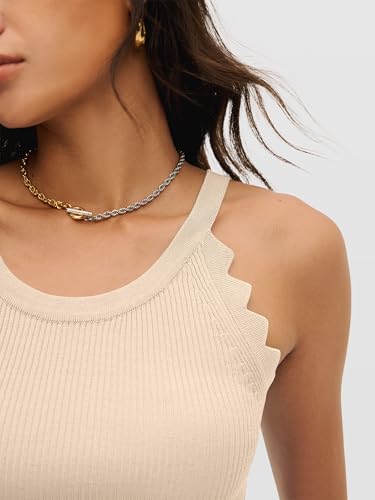 Image of ANRABESS Womens Summer Tank Tops Sleeveless Ribbed Camisole | Spaghetti Strap Cami Sweater, Soft Lightweight, Slim Knit, Casual Beach Vacation Travel Office Clothes, Spring Fall Layering