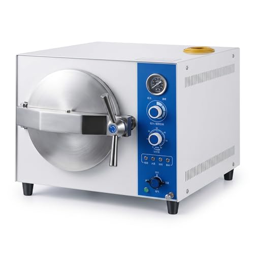ORILAO 24L Stainless Steel Table Top Heat Autoclave Steam Sterilizer for Industrial Laboratory TM-XB24J