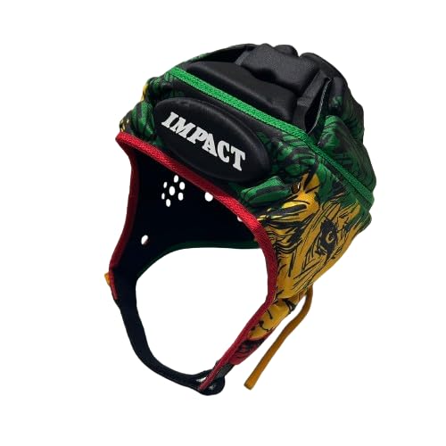 IMPACT ラグビー ヘッドギア 収納袋付き Amazon.co.jp: IMPACT V2 Premium Vented レゲエC ラグビー ヘッドギア