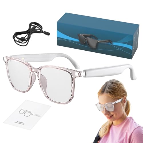 Genérico Ai Translation Glasses, Wireless Smart Glasses, 5.83x5.91 Inches Size Real-Time Translator, Lightweight Audio Eyewear for Travel Work Meeting Use, Black Genérico Ai Translation Glasses, Wireless Smart Glasses, 5.83x5.91 Inches Size Real-Time Translator, Lightweight Audio Eyewear for Travel Work Meeting Use, Black