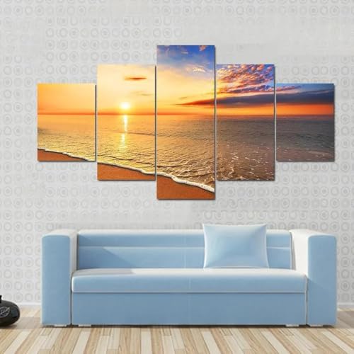Impression sur toile marine pour créer un salon zen et lumineux