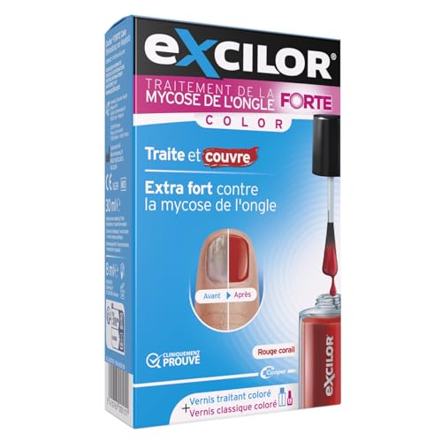 Excilor Forte Color traitement mycose de l'ongle pour afficher des pieds parfaits en été