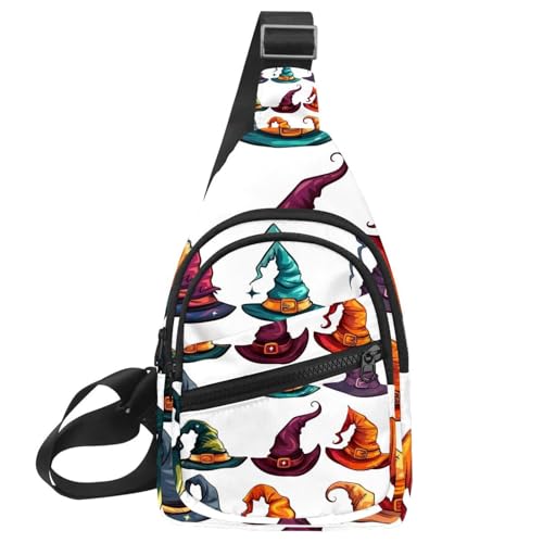 Sac à dos à bandoulière pour femme avec sangle réglable et zip fluide motif Multicolore 04