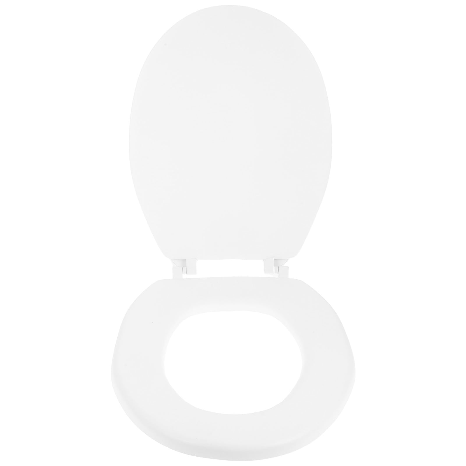 Couvercle de siege de toilette blanc en mousse pour accessoire salle de bain