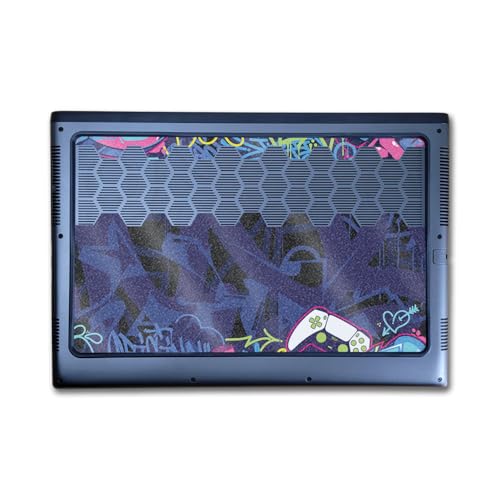 Image of Glossy Glitter Laptop Skin Compatible with Alienware M16 R2 (2024) - Gamer Tag - Premium 3M Vinyl Protective Wrap Decal Cover - Easy to Apply | Crafted in The USA by MightySkins