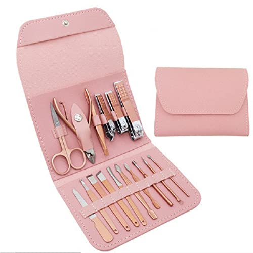 Zestaw obcinaczy do paznokci zestaw do pielęgnacji paznokci zestaw do pielęgnacji manicure zestaw obcinacza do paznokci zestaw nożyczek do manicure z torbą podróżną do pielęgnacji skórek i paznokci