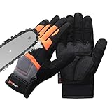 YARDMARIS ANTI-CUT Chainsaw Gloves, Touchscreen Chainsaw...