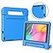 LTROP for Samsung Galaxy Tab A 8.0 Case 2019 SM-T290/T295, Tab A 8.0 2019 Case for Kids, Shockproof Light Weight Handle Stand Galaxy Tab A 8.0 inch 2019 Kids Case Without S Pen - Blue