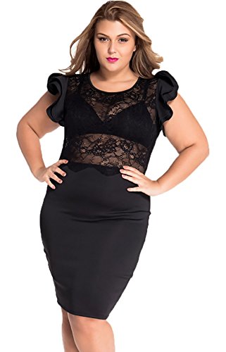 Soutien-gorge en dentelle YALI pour robe noire dos nu avec fermeture zip