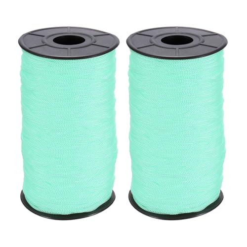Cordon macramé 3mm pour fabriquer des sacs bohèmes et décorations murales bleu vert