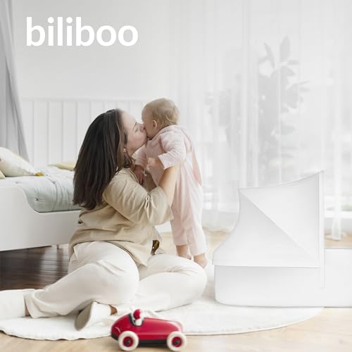 Biliboo Premium Baby Lounger for Newborn, Infant and Toddler - Baby Nest Lounger - White