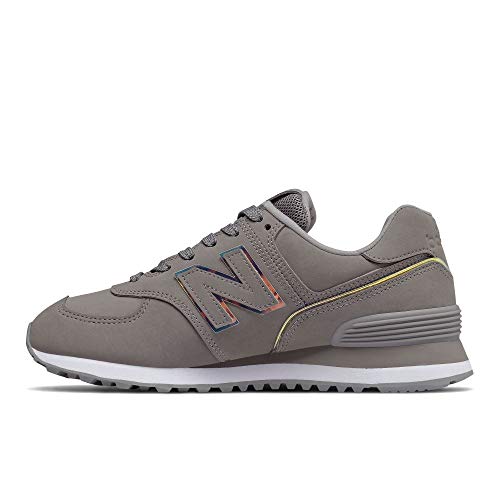 Image of New Balance Kids 574 New-b V2 Familiar Ground Hook and Loop Sneaker