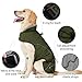 HEYWEAN Mantel Hund Wasserdicht Hundemantel Warm Winter Hundejacke Fleece Hunde Pullover Wintermantel mit D-Ring Reflektierend Hundemantel mit Klettverschluss Winterjacke Kleine Mittlere Grosse Hunde
