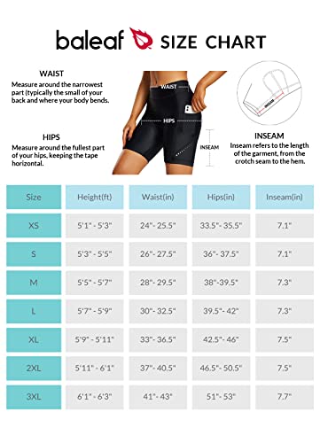 Baleaf BALEAFEAI009A05WBL00105 Women'S Cycling Shorts 4D Padded Bike Shorts Bicycle Biking Gear 7 Inch Biker Shorts thumb #6