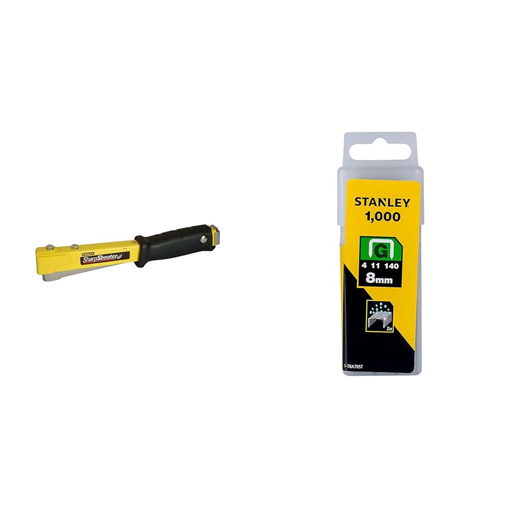 Stanley 6-Pht150, marteau agrafeur manuel, usage courant, poignée ergonomique
