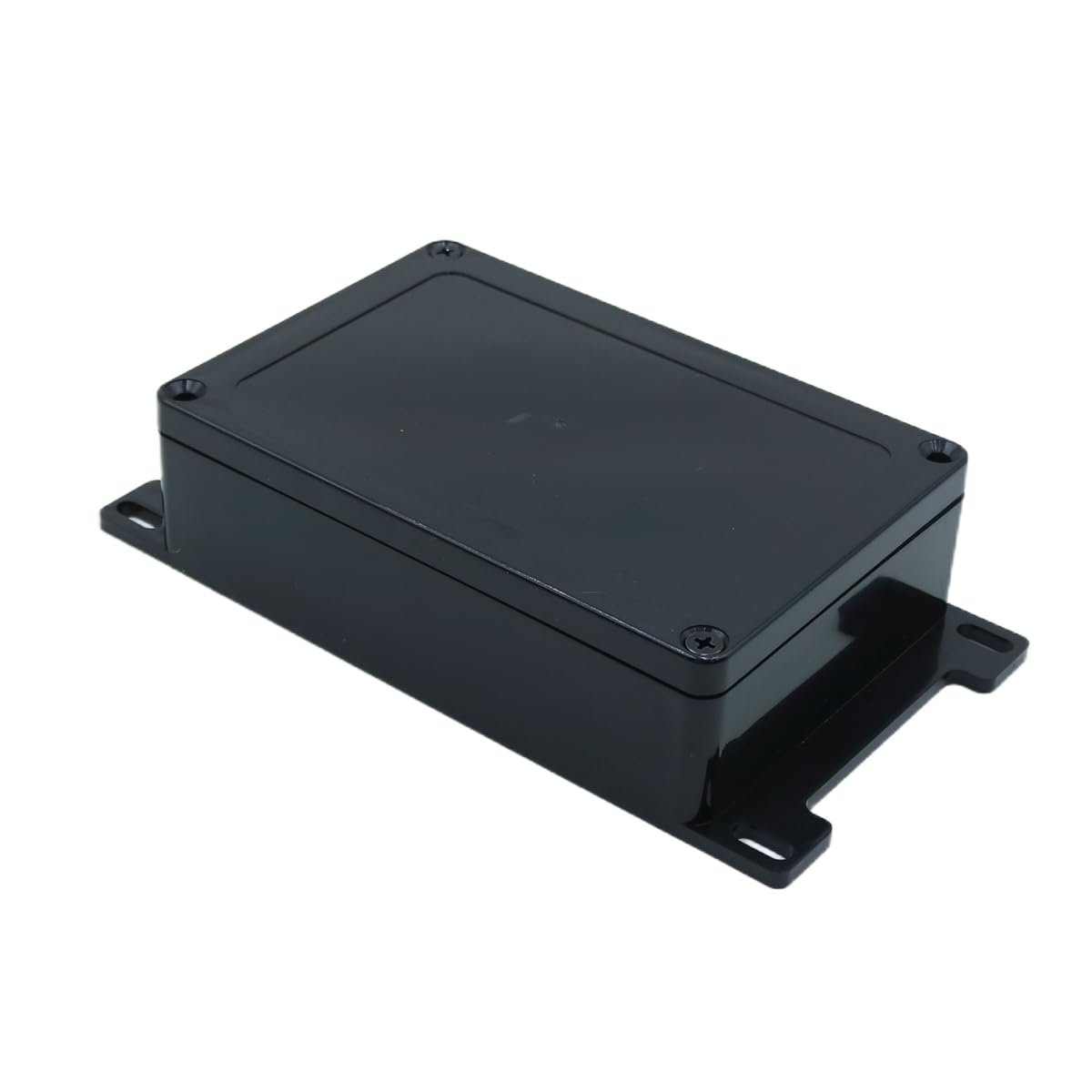 Gutol 150x100x44mm IP65 Waterproof Dustproof Junction Box - Black ABS Plastic Electronic Enclosure with Mounting Ears