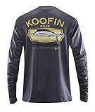 Performance Fishing Shirt Sun Protection Shirt UPF50 Outdoor Long Sleeve, Charcoal- X-Large