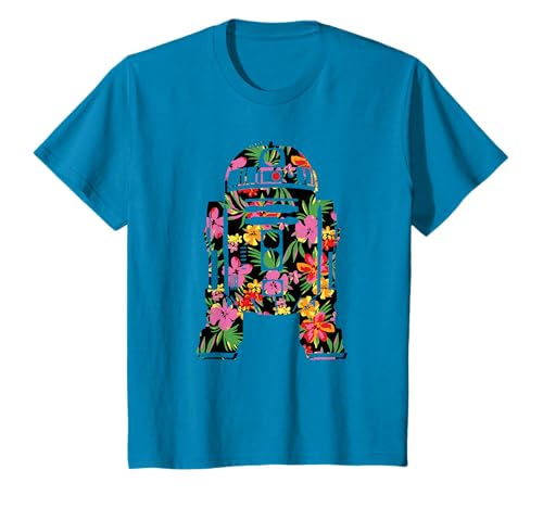 Star Wars Tropical R2-D2 Floral Print T-Shirt