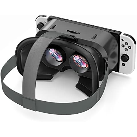 OIVO Switch VR Headset Compatible with Nintendo Switch, Upgraded with Adjustable HD Lenses, VR (Virtual Reality) Goggles for Original Nintendo Switch Model, Switch VR Kit, Switch 3D Glasses Cover