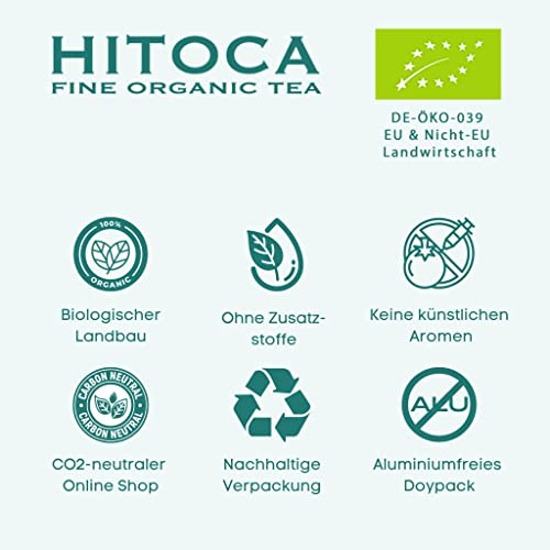 HITOCA® BIO Weißer Tee - Chinesischer Pai Mu Tan in losen Blättern - Weisser Tee aus China