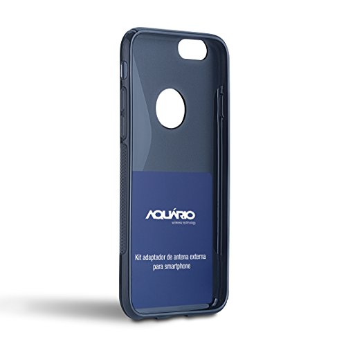 Kit Adaptador para iPhone 6/S CF-425, Aquario, Capa Flexível, Preta