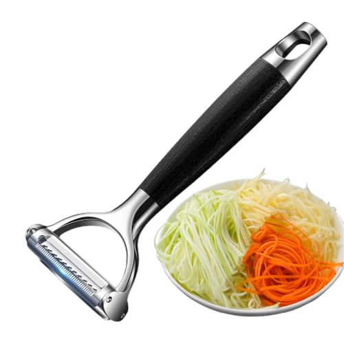 Huakai 2-in-1 Julienne Peeler Vegetable Peeler for Kitchen
