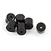 Aexit 6 Pcs Security & Surveillance 23mmx19mm 3-24V Electronic Continuous Alarm Horns & Sirens Buzzer Black