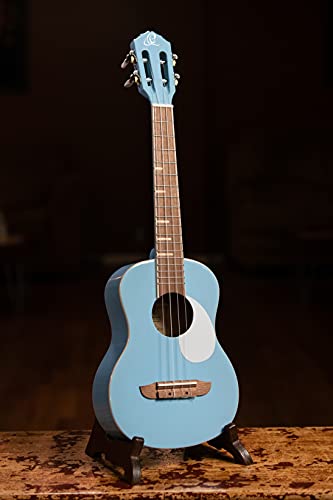Ortega Guitars Ukulélé Ténor bleu – Série Gaucho – housse incluse – corps Agathis (RUGA-SKY) - Les Beatles, Paul McCartney, John Lennon, RIngo Starr, George Harrison Ortega Guitars Ukulélé Ténor bleu - Série Gaucho - housse incluse - corps Agathis (RUGA-SKY) – Image 5
