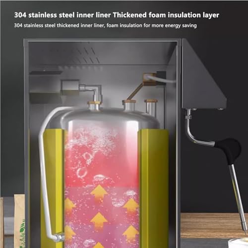 Commercial Electric Milk Frother - 3000W Steam Foam Machine, 8L Capacity, Fast Heating, Intelligent Control, Leak-Proof, Ideal for Cafes, Bars, Dessert Shops (White)