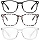 CCVOO 3 pack Lesebrille für damen und herren mit blaulichtfilter - Augenoptik Brille Lesehilfe für Damen Herren
