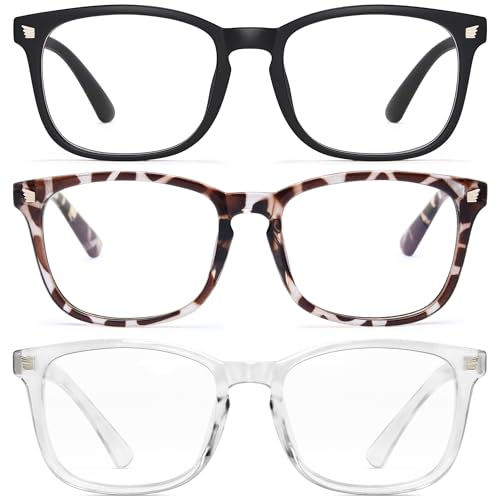 Image of CCVOO Reading Glasses for Women /Men, Eyeglasses, Blue Light Readers for Women /Men, Computer Eye Glasses, Cheaters