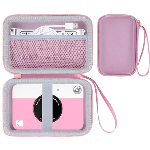 Funda rígida para cámara Kodak Printomatic rosa y blanca miniatura 1