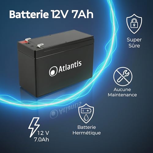 Batterie pour onduleur Atlantis de secours et remplacement haute performance