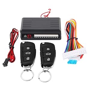 Bediffer Auto Zentralverriegelung Universal Fernbedienungs Keyless Entry System mit Fernbedienungskit Kofferraumfreigabe