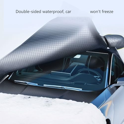Protector parabrisas impermeable de nieve texturizado para SUV y berlinas 6