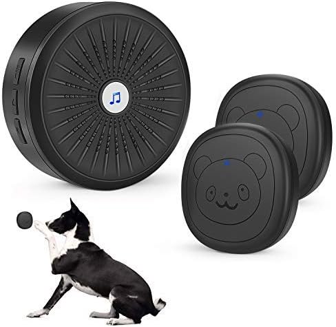 KISSIN Dog Door Bell with Wireless Touch Dog Bells for Potty Training and IP55 Waterproof Dog Training Door Bells