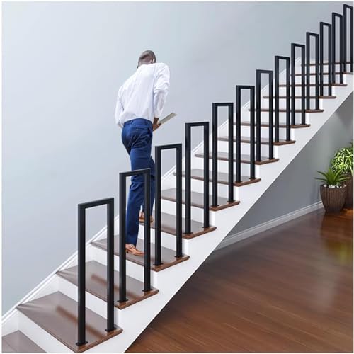 Balustrade d'escalier en fer contre les chutes sur le balcon