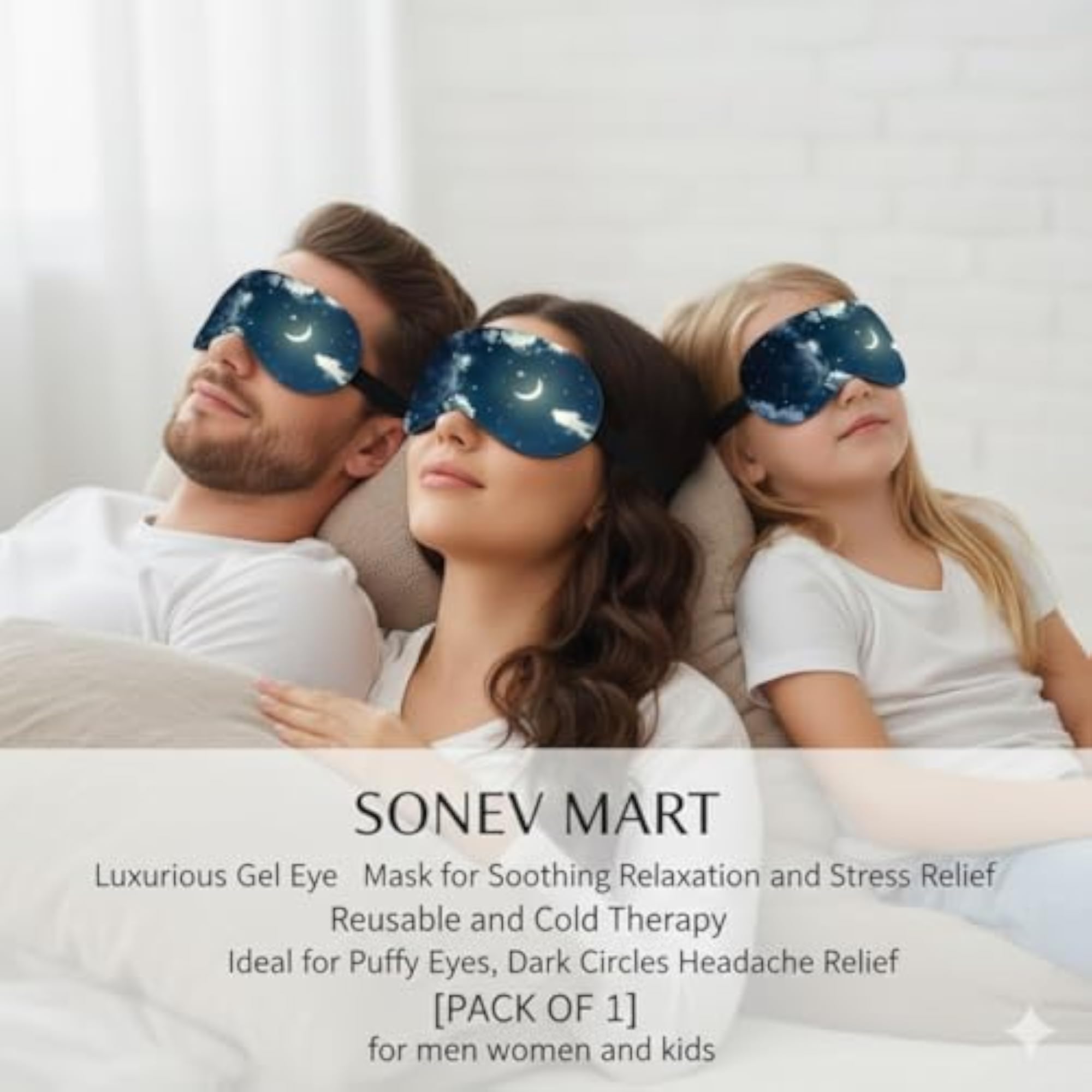 Relaxing Sleep Mask with Cooling Gel Pad