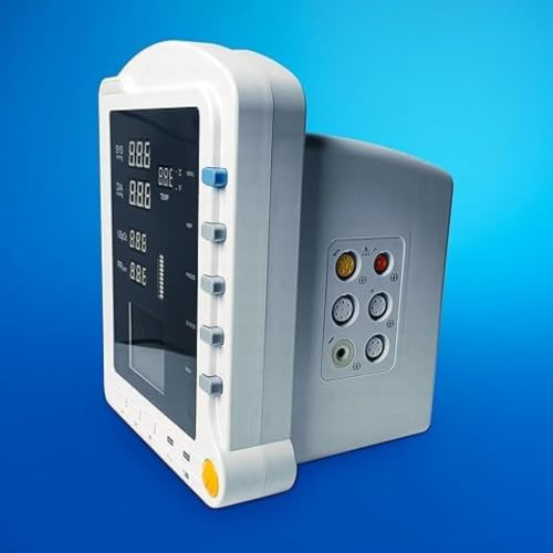 Image of OTICA CMS 5100 Patient Monitor for Hospitals with Pediatric Accessories | Measures Heart Rate, SpO2, arm blood pressure & temperature with Vital BP Monitor for hospital patient monitoring
