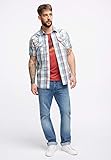 Stylisches Karomuster Petrol Industries Hemd Herren M-SS18-SIS431 Blue Smoke, L