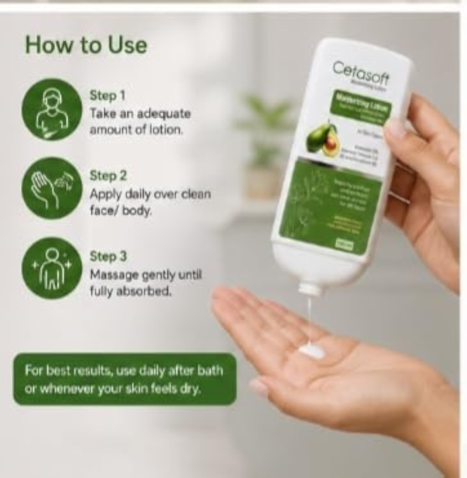 Cetasoft Moisturising Lotion for Sensitive Skin