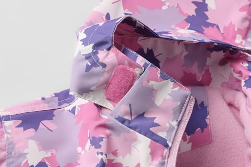Image of MGEOY Boys Girls Rain Jackets Lightweight Waterproof Hooded Raincoats Windbreakers for Kids 4-12Y