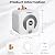 Ganggend 2.5 Gallon Electric Water Heater, 1500W 110V Mini Tank Under Sink Instant Hot Water Heater with Pressure Relief Valve, Digital Display for Kitchen, RV, Laundry, Food Truck