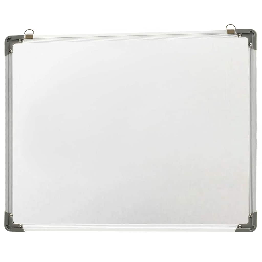 Magnetyczna tablica suchościeralna, biała, 70 x 50 cm, stal z aluminiową ramą, magnetyczna tablica do pisania i suchościeralna powierzchnia do biura, szkoły, sali konferencyjnej i organizacji