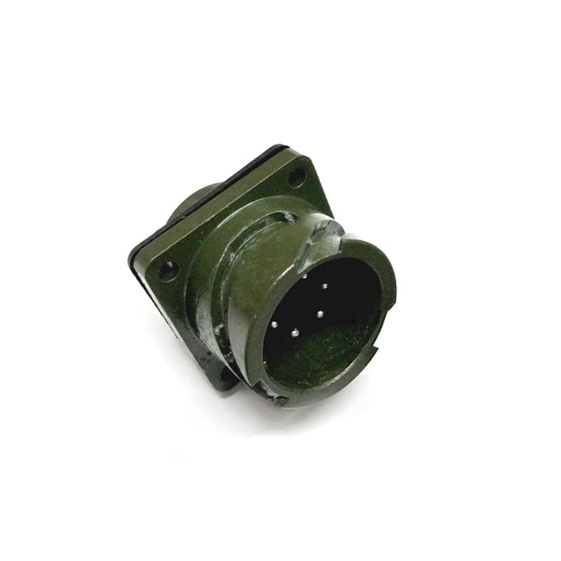 Military Spec Connectors MS3102A18-12 Circular Connector MIL-DTL-5015 Series Box Mount Receptacle 6 Contacts Solder Pin Bayonet Connector